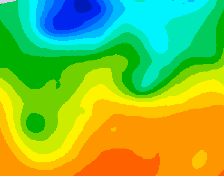 GDPS 500 millibar geopotential height 168 hour forecast chart for Canada based on 2026/06/03 1200Z data