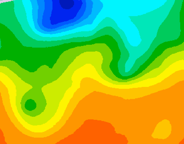 GDPS 500 millibar geopotential height 174 hour forecast chart for Canada based on 2026/06/03 1200Z data