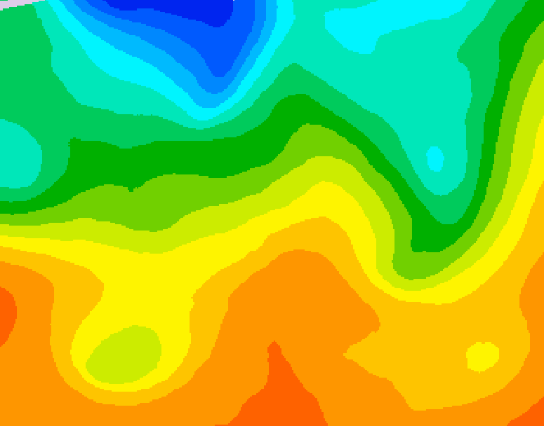 GDPS 500 millibar geopotential height 198 hour forecast chart for Canada based on 2026/06/03 1200Z data