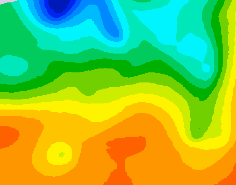 GDPS 500 millibar geopotential height 216 hour forecast chart for Canada based on 2026/06/03 1200Z data