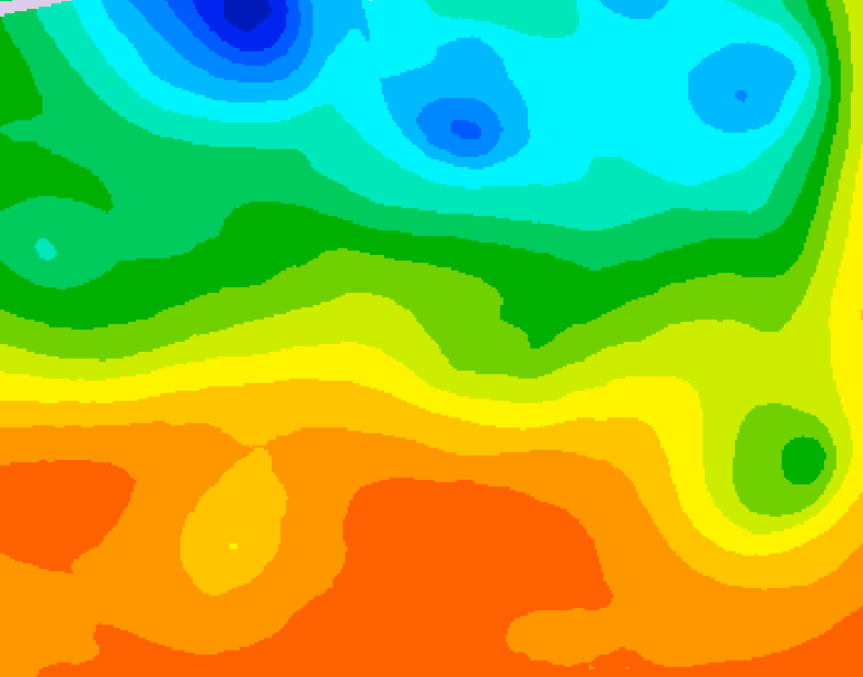 GDPS 500 millibar geopotential height 234 hour forecast chart for Canada based on 2026/06/03 1200Z data