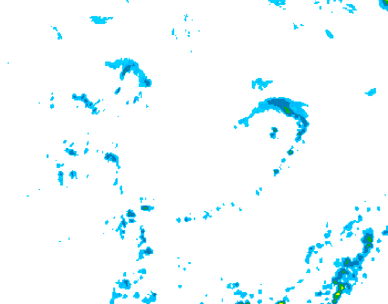 GDPS precipitation 168 hour forecast chart for Canada based on 2026/06/03 0000Z data