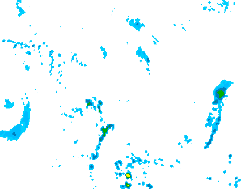 GDPS precipitation 108 hour forecast chart for Canada based on 2026/06/03 1200Z data