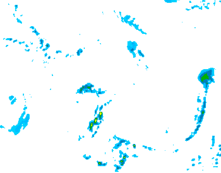 GDPS precipitation 114 hour forecast chart for Canada based on 2026/06/03 1200Z data