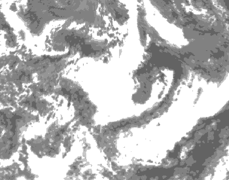 GDPS total cloud 168 hour forecast chart for Canada based on 2026/06/03 0000Z data