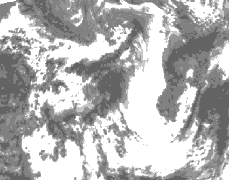 GDPS total cloud 204 hour forecast chart for Canada based on 2026/06/03 0000Z data