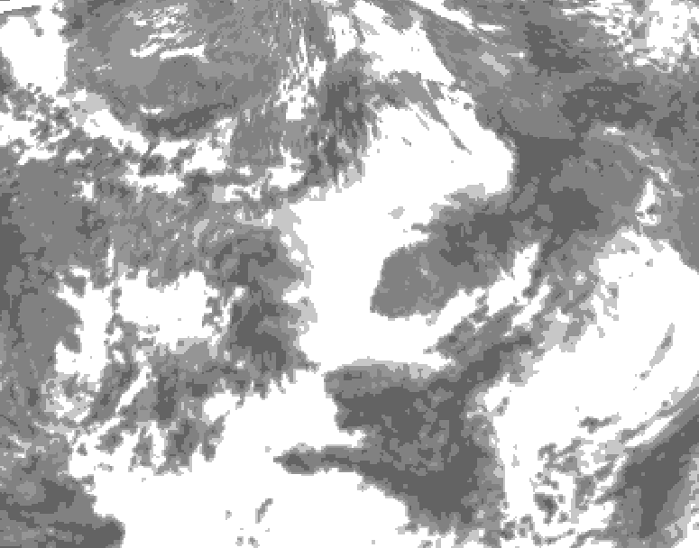 GDPS total cloud 168 hour forecast chart for Canada based on 2026/06/03 1200Z data