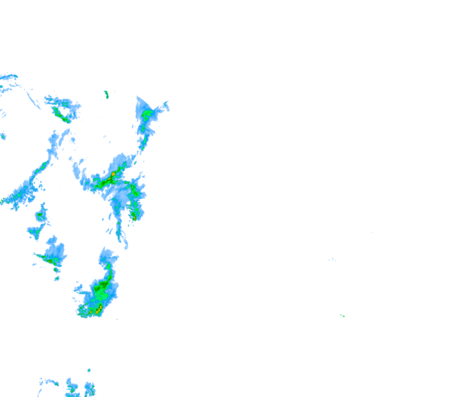 Weather radar data valid at 2026/06/03 12:54 UTC