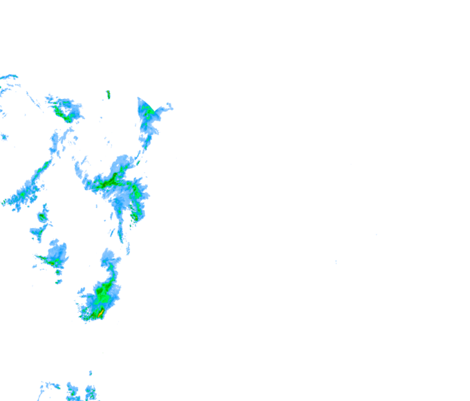 Weather radar data valid at 2026/06/03 13:06 UTC