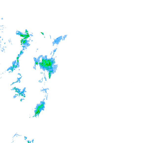 Weather radar data valid at 2026/06/03 14:36 UTC