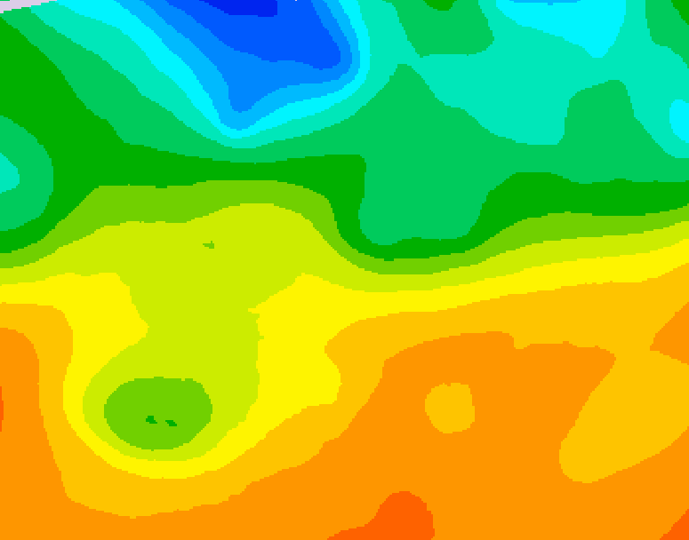 GDPS 500 millibar geopotential height 180 hour forecast chart for Canada based on 2026/06/04 0000Z data