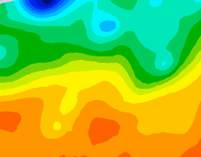 GDPS 500 millibar geopotential height 216 hour forecast chart for Canada based on 2026/06/04 0000Z data