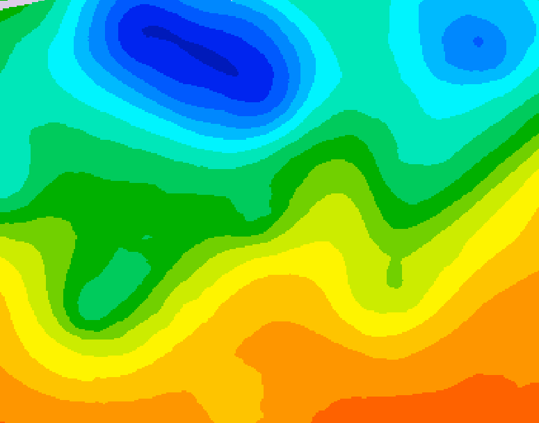 GDPS 500 millibar geopotential height 066 hour forecast chart for Canada based on 2026/06/04 1200Z data