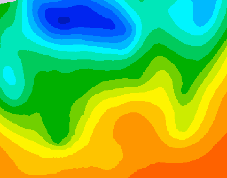 GDPS 500 millibar geopotential height 084 hour forecast chart for Canada based on 2026/06/04 1200Z data