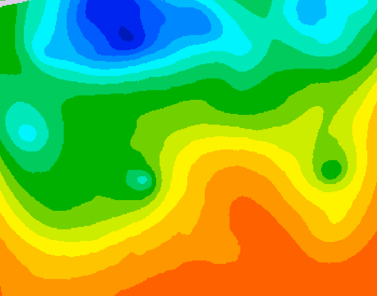 GDPS 500 millibar geopotential height 108 hour forecast chart for Canada based on 2026/06/04 1200Z data