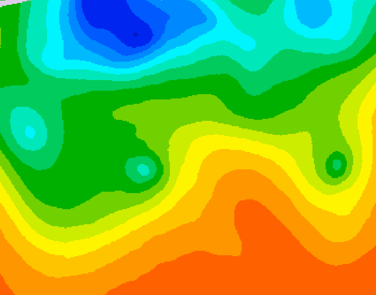 GDPS 500 millibar geopotential height 114 hour forecast chart for Canada based on 2026/06/04 1200Z data