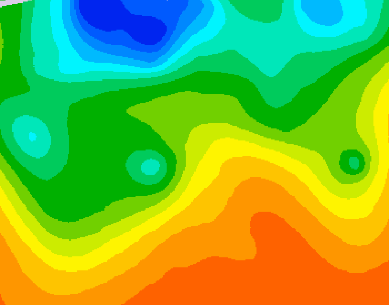 GDPS 500 millibar geopotential height 120 hour forecast chart for Canada based on 2026/06/04 1200Z data