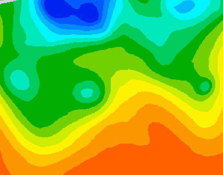 GDPS 500 millibar geopotential height 126 hour forecast chart for Canada based on 2026/06/04 1200Z data