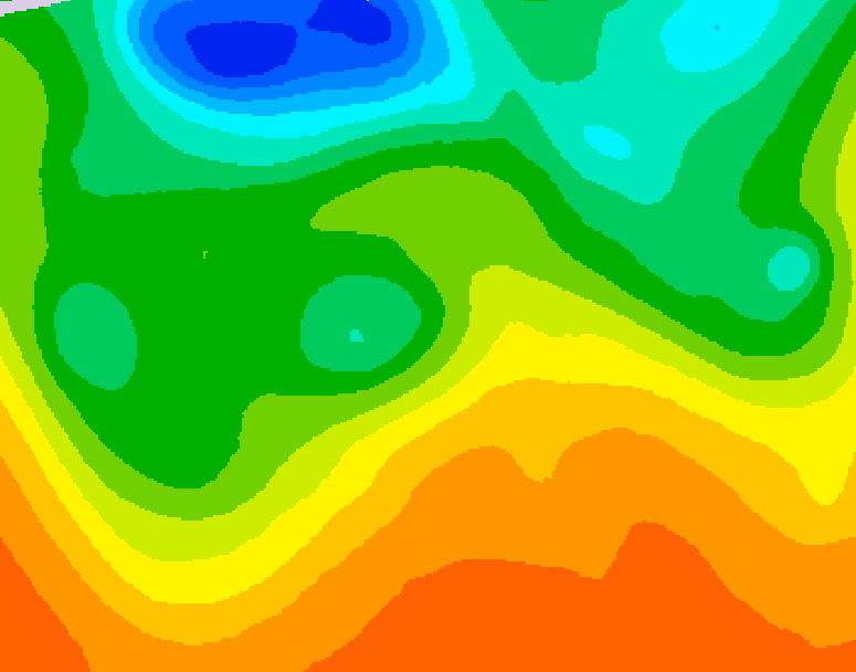 GDPS 500 millibar geopotential height 138 hour forecast chart for Canada based on 2026/06/04 1200Z data