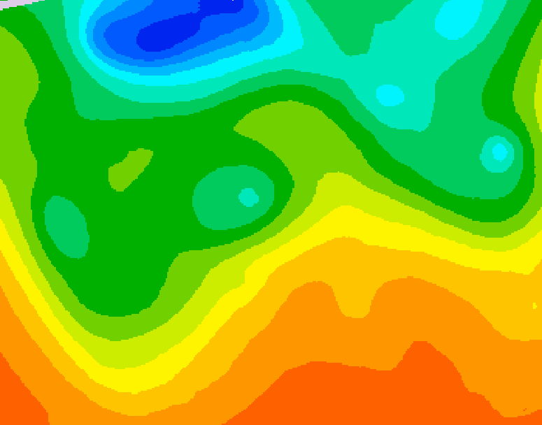 GDPS 500 millibar geopotential height 144 hour forecast chart for Canada based on 2026/06/04 1200Z data