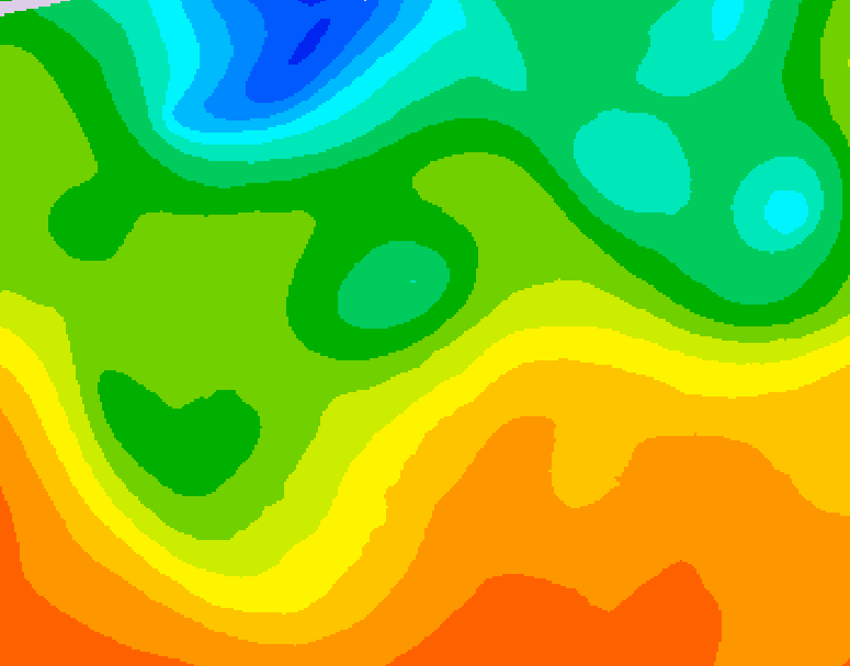 GDPS 500 millibar geopotential height 156 hour forecast chart for Canada based on 2026/06/04 1200Z data