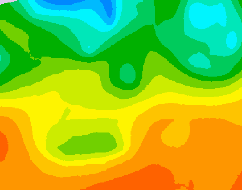 GDPS 500 millibar geopotential height 180 hour forecast chart for Canada based on 2026/06/04 1200Z data