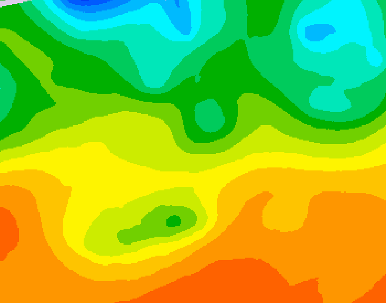GDPS 500 millibar geopotential height 186 hour forecast chart for Canada based on 2026/06/04 1200Z data