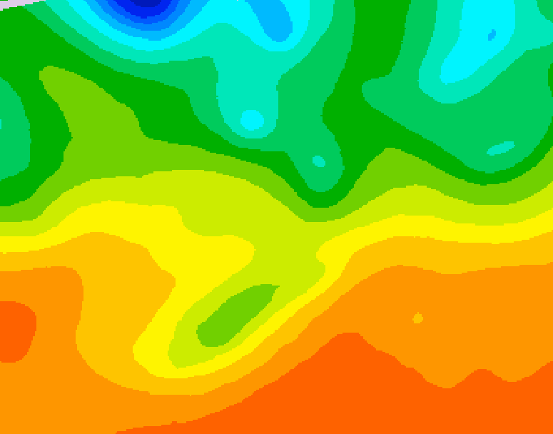 GDPS 500 millibar geopotential height 198 hour forecast chart for Canada based on 2026/06/04 1200Z data