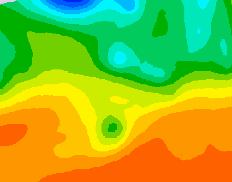 GDPS 500 millibar geopotential height 216 hour forecast chart for Canada based on 2026/06/04 1200Z data