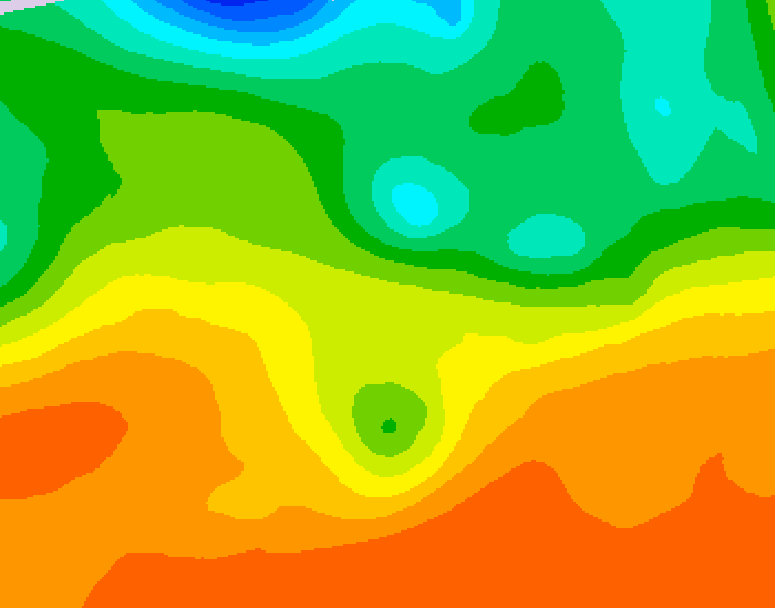 GDPS 500 millibar geopotential height 222 hour forecast chart for Canada based on 2026/06/04 1200Z data
