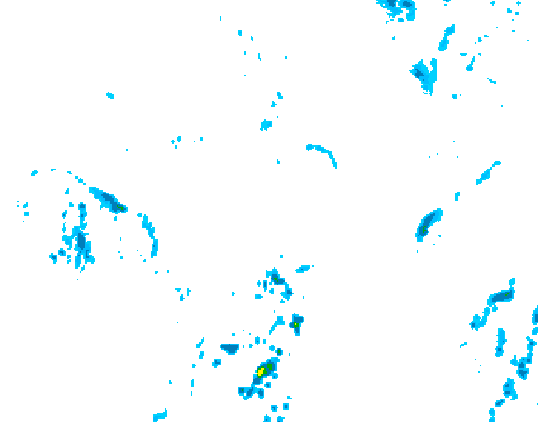 GDPS precipitation 012 hour forecast chart for Canada based on 2026/06/04 1200Z data