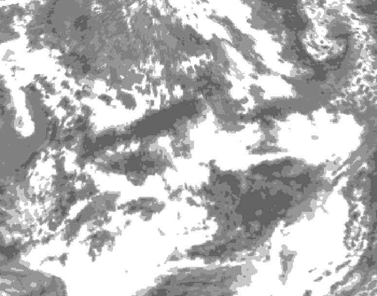 GDPS total cloud 048 hour forecast chart for Canada based on 2026/06/04 1200Z data