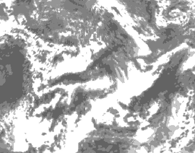 GDPS total cloud 072 hour forecast chart for Canada based on 2026/06/04 1200Z data