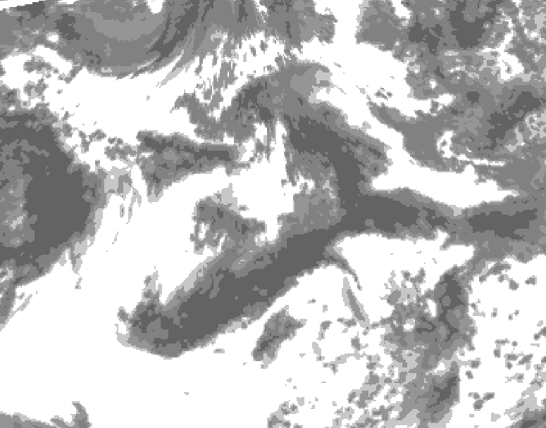 GDPS total cloud 198 hour forecast chart for Canada based on 2026/06/04 1200Z data