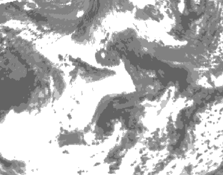 GDPS total cloud 216 hour forecast chart for Canada based on 2026/06/04 1200Z data