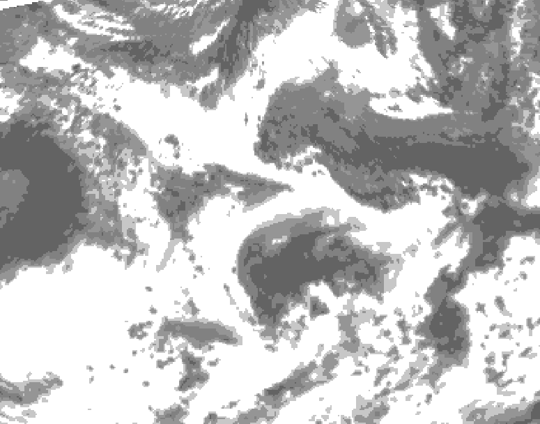 GDPS total cloud 228 hour forecast chart for Canada based on 2026/06/04 1200Z data