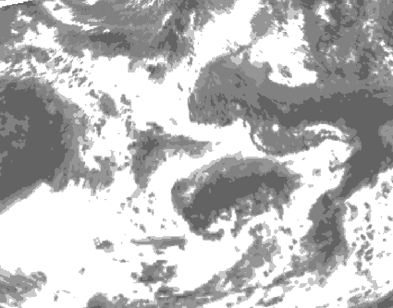 GDPS total cloud 234 hour forecast chart for Canada based on 2026/06/04 1200Z data