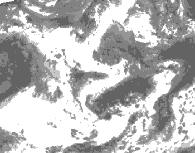 GDPS total cloud 240 hour forecast chart for Canada based on 2026/06/04 1200Z data