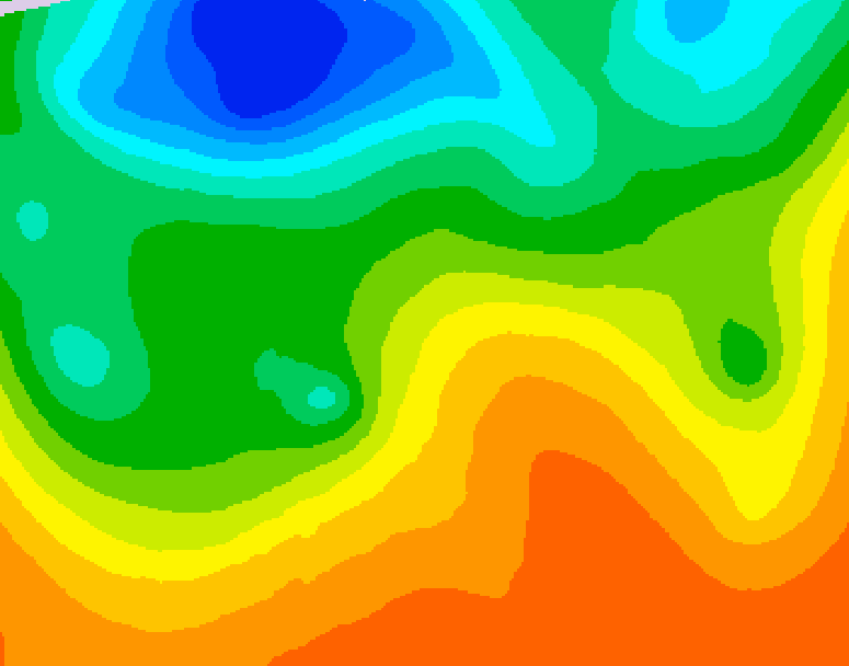 GDPS 500 millibar geopotential height 096 hour forecast chart for Canada based on 2026/06/05 0000Z data