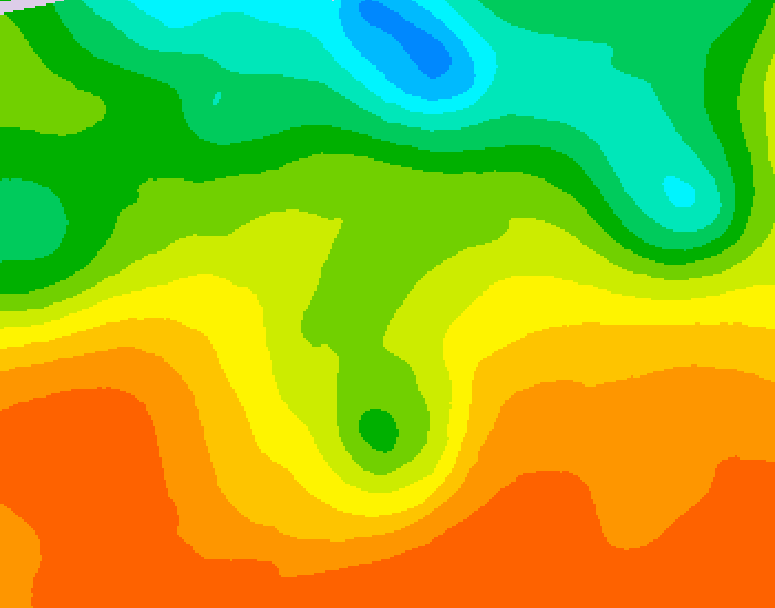 GDPS 500 millibar geopotential height 192 hour forecast chart for Canada based on 2026/06/05 0000Z data