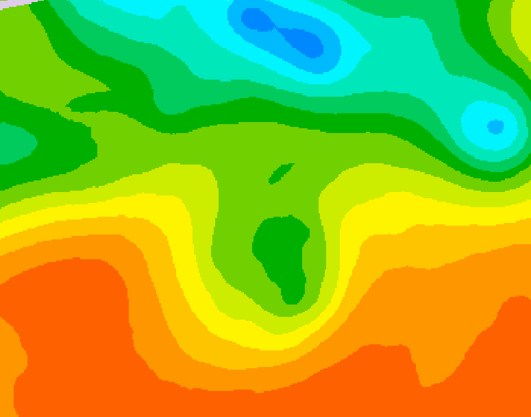 GDPS 500 millibar geopotential height 204 hour forecast chart for Canada based on 2026/06/05 0000Z data