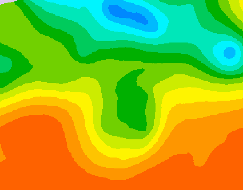 GDPS 500 millibar geopotential height 210 hour forecast chart for Canada based on 2026/06/05 0000Z data