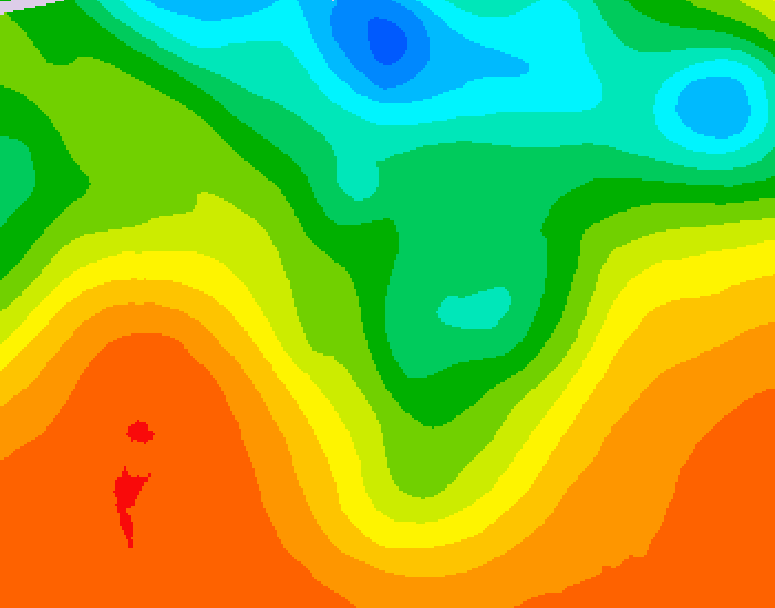 GDPS 500 millibar geopotential height 234 hour forecast chart for Canada based on 2026/06/05 0000Z data