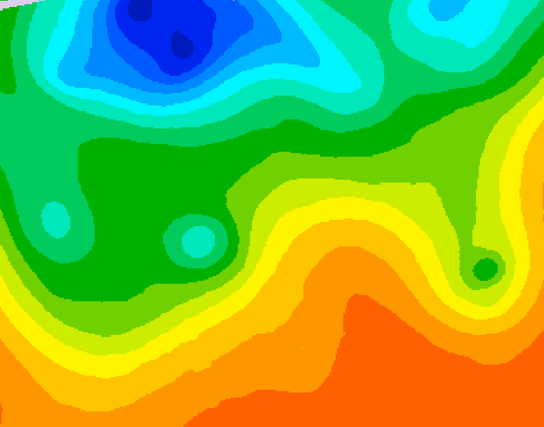 GDPS 500 millibar geopotential height 084 hour forecast chart for Canada based on 2026/06/05 1200Z data