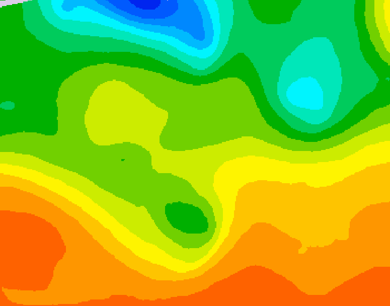GDPS 500 millibar geopotential height 162 hour forecast chart for Canada based on 2026/06/05 1200Z data