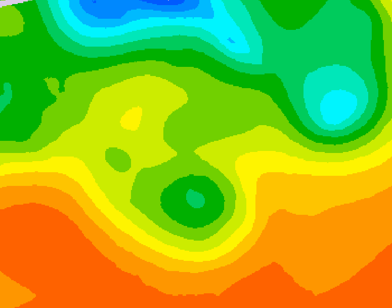 GDPS 500 millibar geopotential height 180 hour forecast chart for Canada based on 2026/06/05 1200Z data