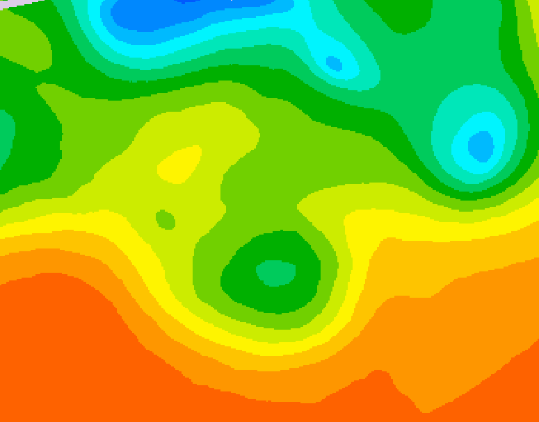 GDPS 500 millibar geopotential height 186 hour forecast chart for Canada based on 2026/06/05 1200Z data