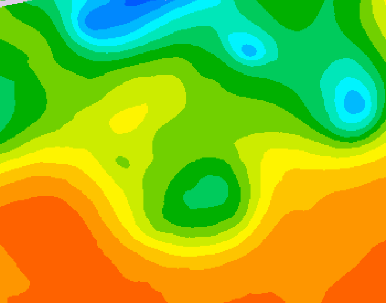 GDPS 500 millibar geopotential height 192 hour forecast chart for Canada based on 2026/06/05 1200Z data