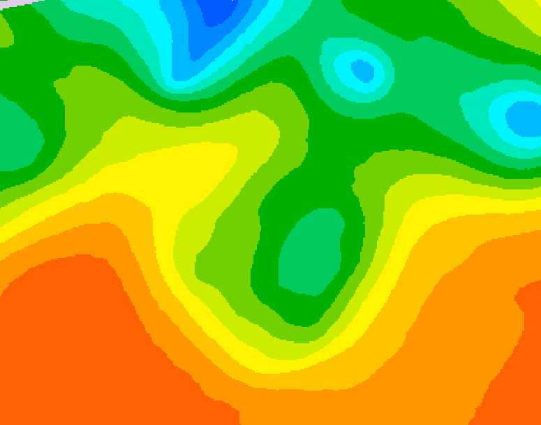 GDPS 500 millibar geopotential height 210 hour forecast chart for Canada based on 2026/06/05 1200Z data