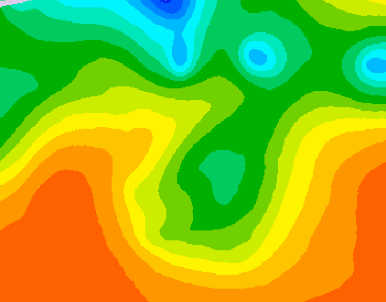 GDPS 500 millibar geopotential height 228 hour forecast chart for Canada based on 2026/06/05 1200Z data